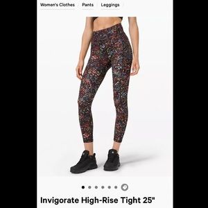 Invigorate High-Rise Tight 25" Size 6
